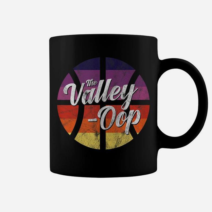 The Valley Oop Phoenix Basketball Retro Sunset Basketball Coffee Mug