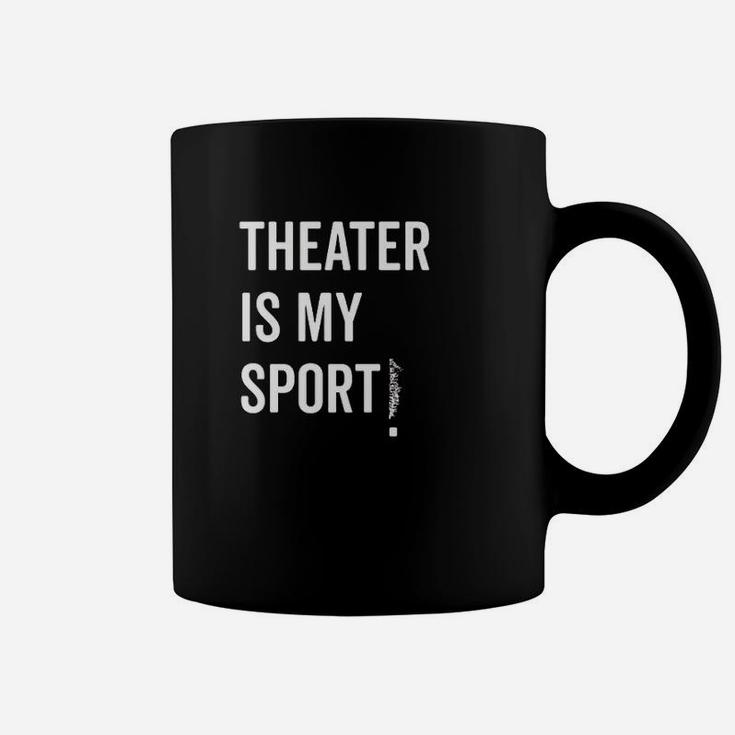 Theatre Is My Sport Musical Acting Theater Nyc Skyline Coffee Mug