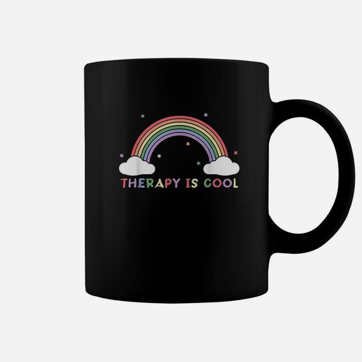 Therapy Is Cool Self Care Mental Health Awareness Gift Women Coffee Mug