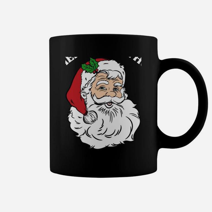 There's Some Hos In This House Funny Christmas Santa Claus Sweatshirt Coffee Mug