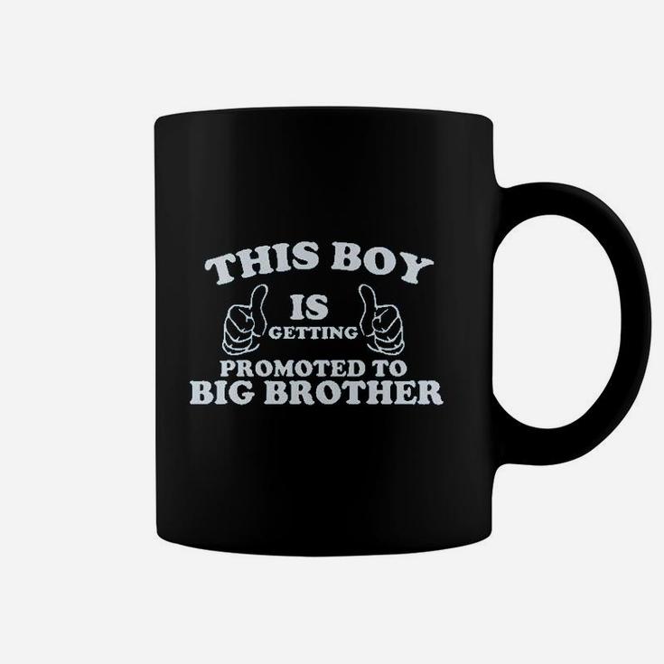 This Boy Is Getting Promoted To Big Brother Kids Coffee Mug