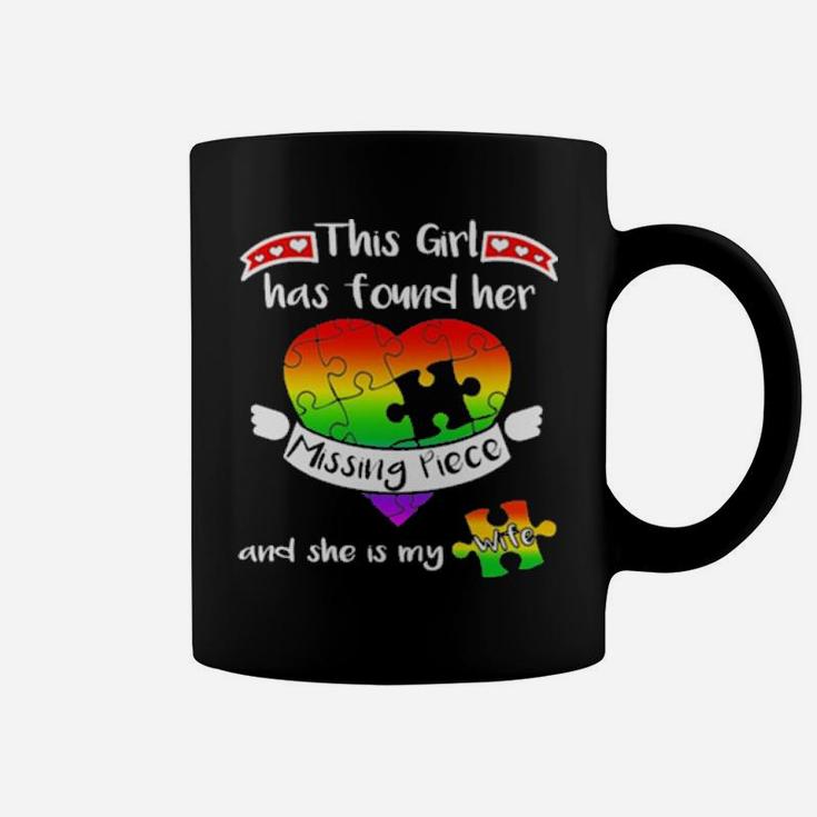 This Girl Has Found Her Missing Piece Autism Coffee Mug