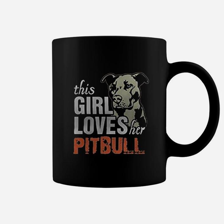 This Girl Loves Her Pitbull Coffee Mug