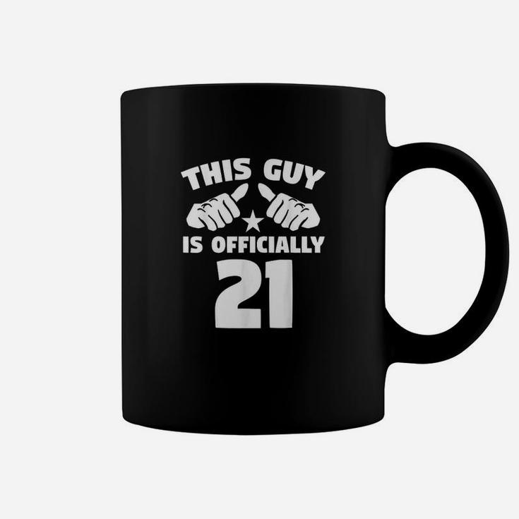 This Guy Is Officially 21 Years Old 21St Birthday Coffee Mug