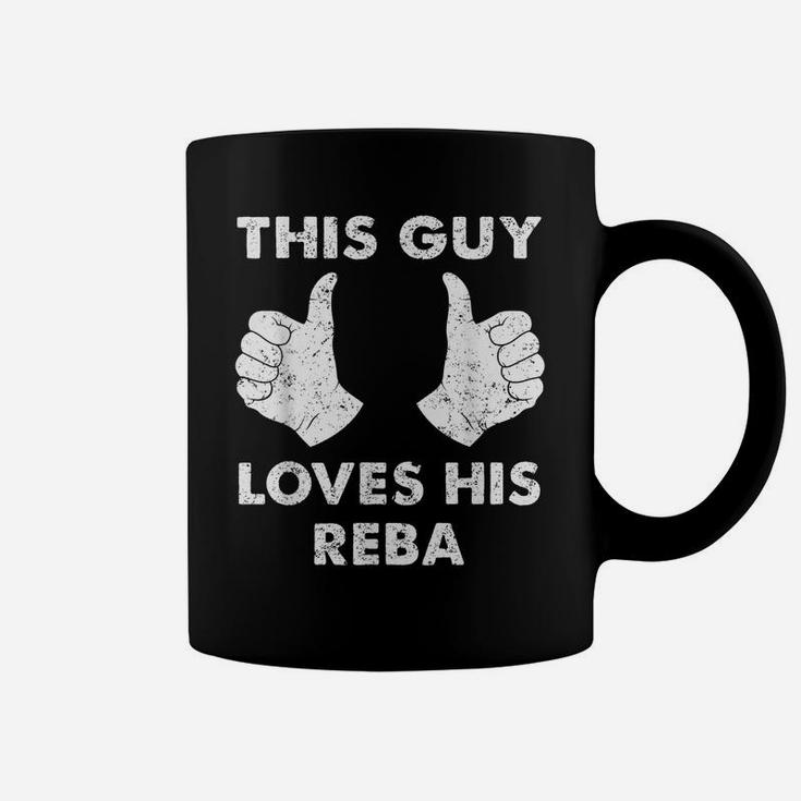 This Guy Loves His Reba Gift Valentine Heart Belongs 3 Coffee Mug