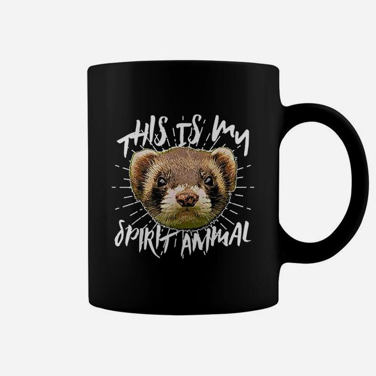 This Is My Spirit Animal Pet Lovers Ferret Coffee Mug