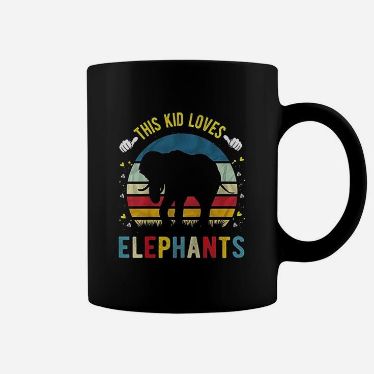 This Kid Loves Elephants Coffee Mug