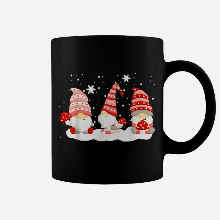 Three Gnomes In Buffalo Plaid Christmas Gift Coffee Mug