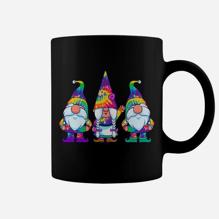 Three Hippie Gnomes Tie Dye Retro Vintage Hat Peace Gnome Sweatshirt Coffee Mug