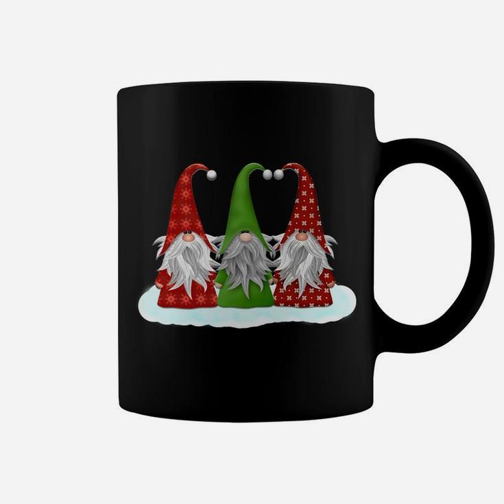 Three Nordic Gnomes Christmas Coffee Mug