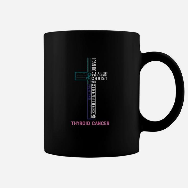 Thyroid Awareness Fight Ribbon Coffee Mug