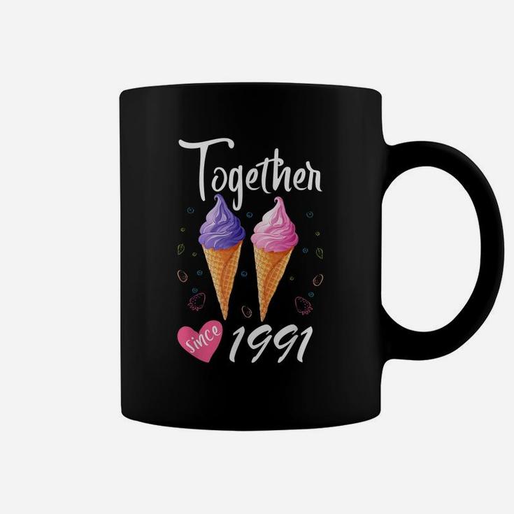 Together Since 1991 29 Years Being Awesome Aniversary Gift Coffee Mug