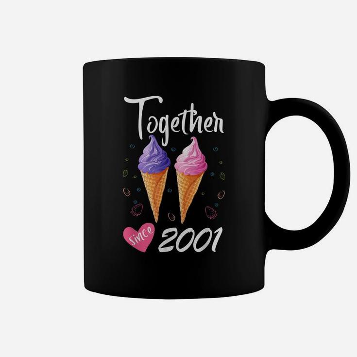 Together Since 2001 19 Years Being Awesome Aniversary Gift Coffee Mug