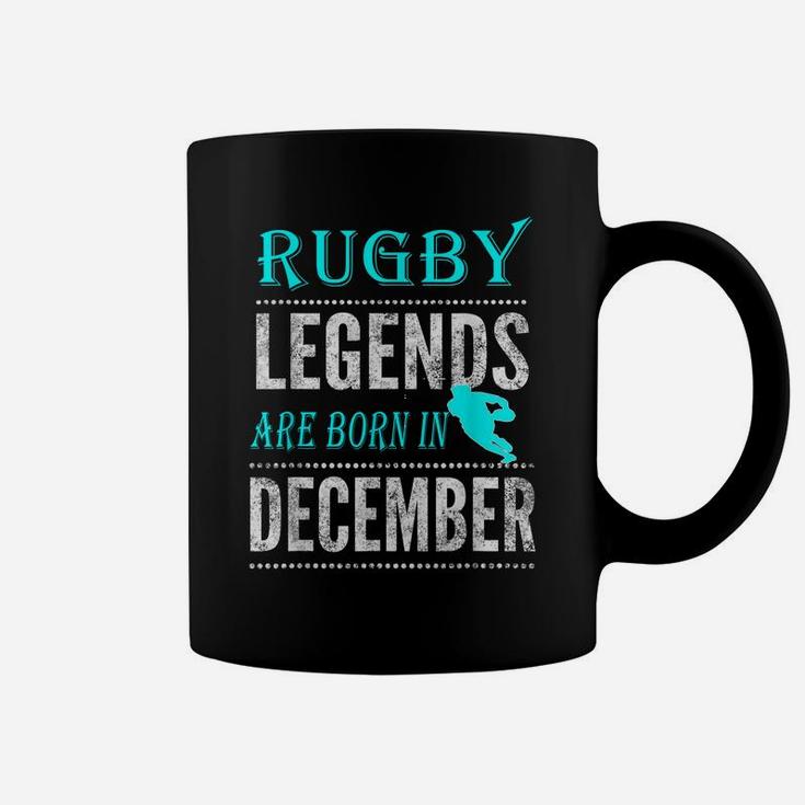 Top Best Boys Mens Rugby Legend Born December Fun Coffee Mug