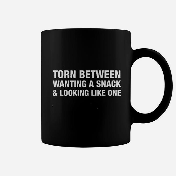 Torn Between Wanting A Snack And Looking Like One Coffee Mug