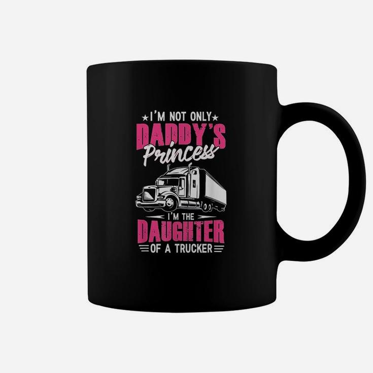Trucker Truck Driver Highway Truckers Job Daughter Coffee Mug