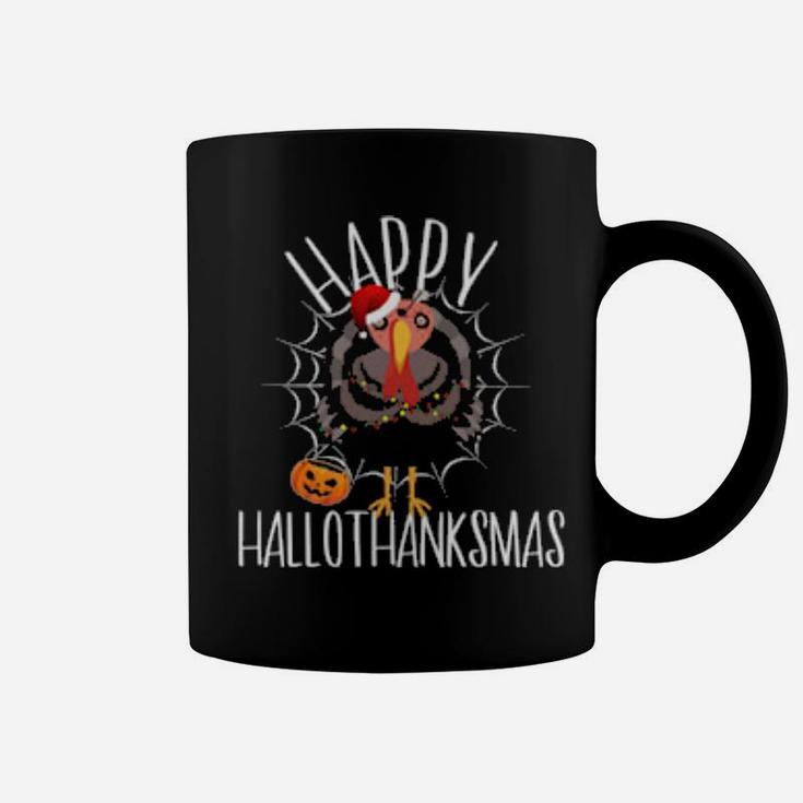 Turkey Zombie Thanksgiving Xmas Happy Hallothanksmas Coffee Mug