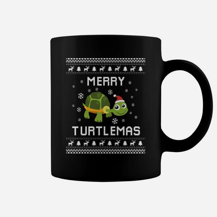 Turtle Lover Christmas Ugly Xmas Turtle Sweater Gift Sweatshirt Coffee Mug