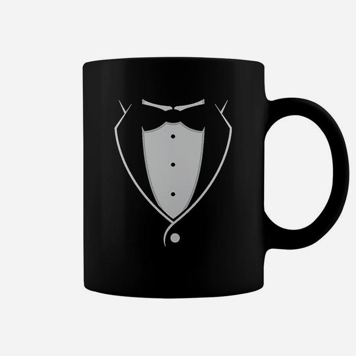 Tuxedo With Black Bow Tie Funny Coffee Mug