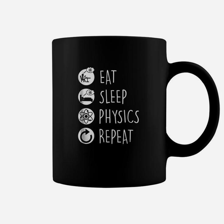 Tyson Eat Sleep Physics Repeat Coffee Mug