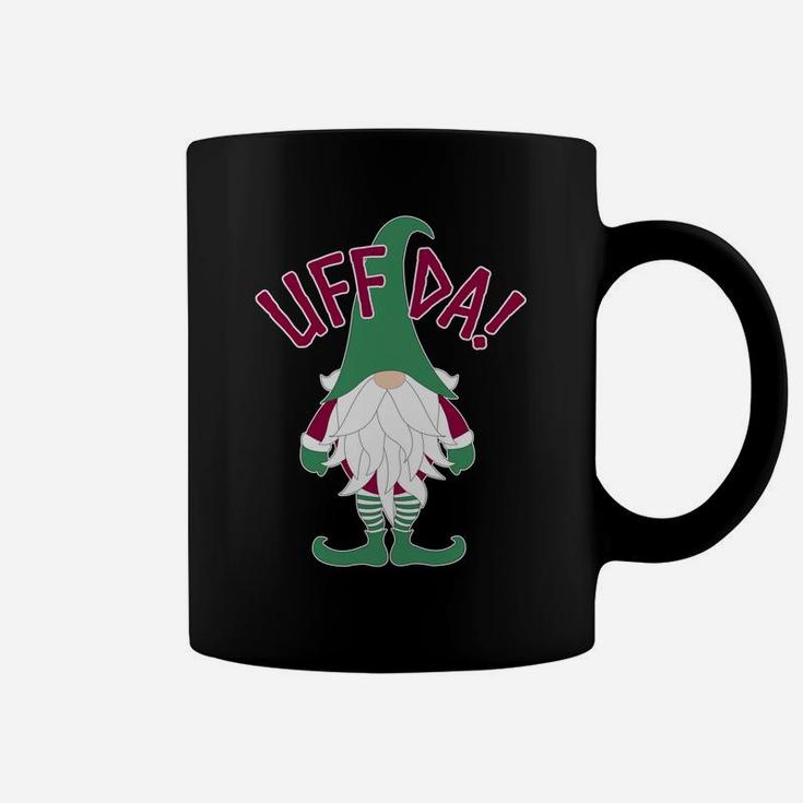 Uff-Da Funny Nordic Gnome Scandinavian Tomte Sweatshirt Coffee Mug