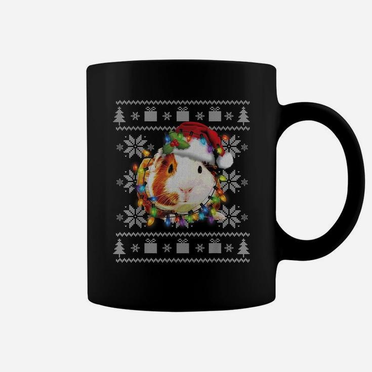 Ugly Christmas Guinea Pig Gift Funny Santa Pajama Sweatshirt Coffee Mug