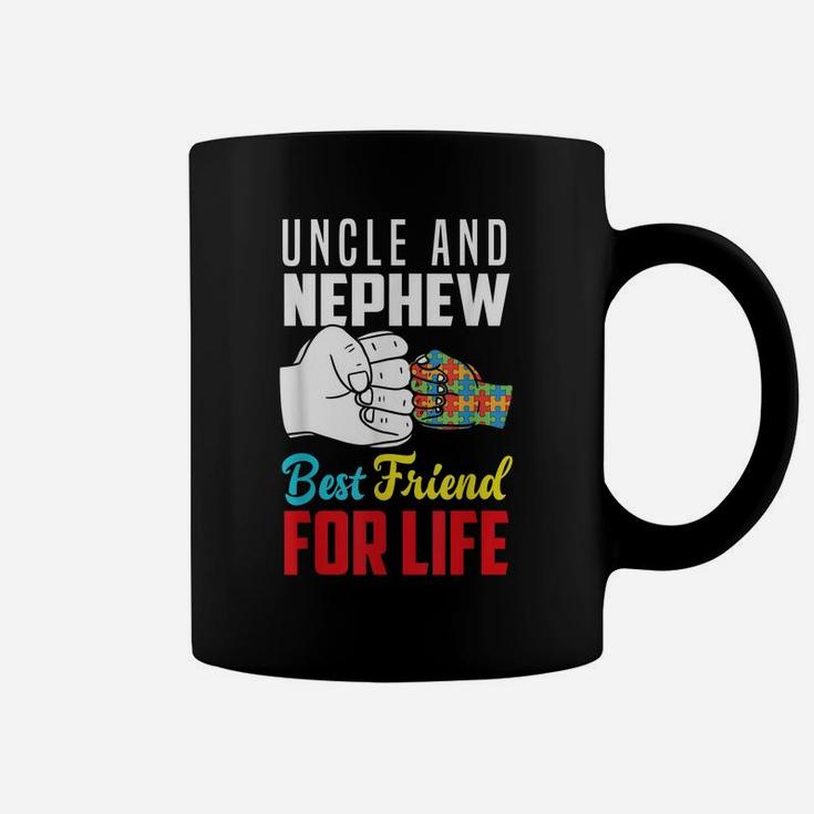 Uncle And Nephew Best Friend For Life Autistic Autism Uncle Coffee Mug