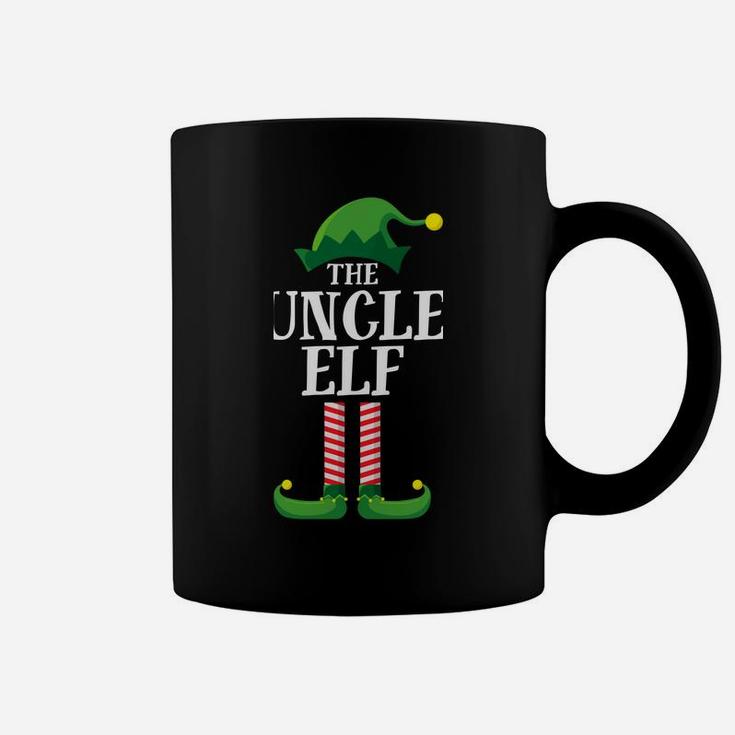 Uncle Elf Matching Family Group Christmas Party Pajama Coffee Mug