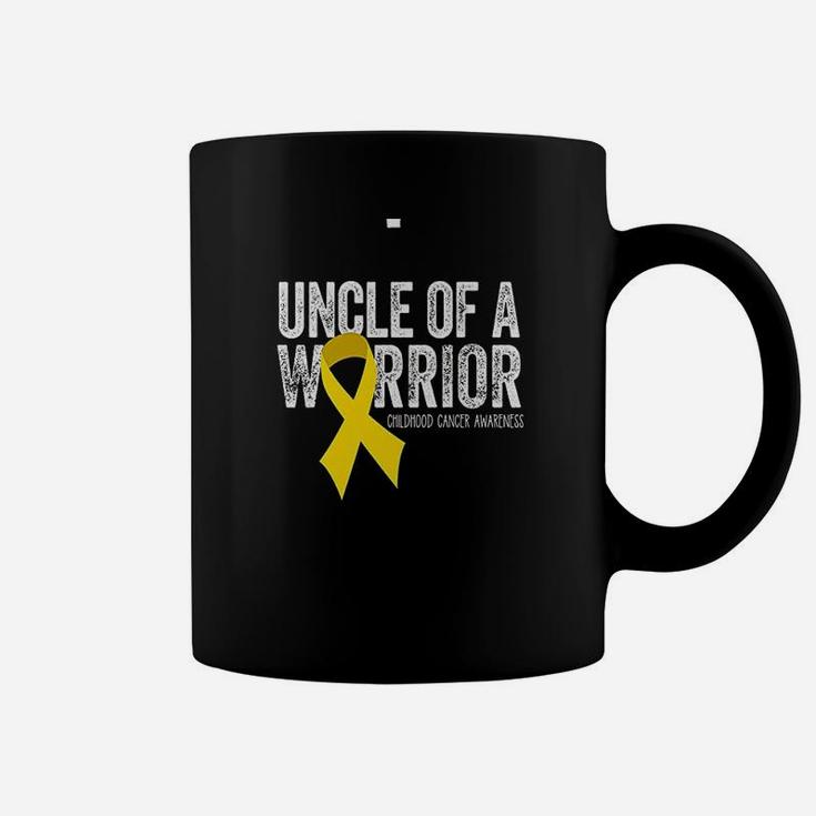 Uncle Of A Warrior Childhood Coffee Mug