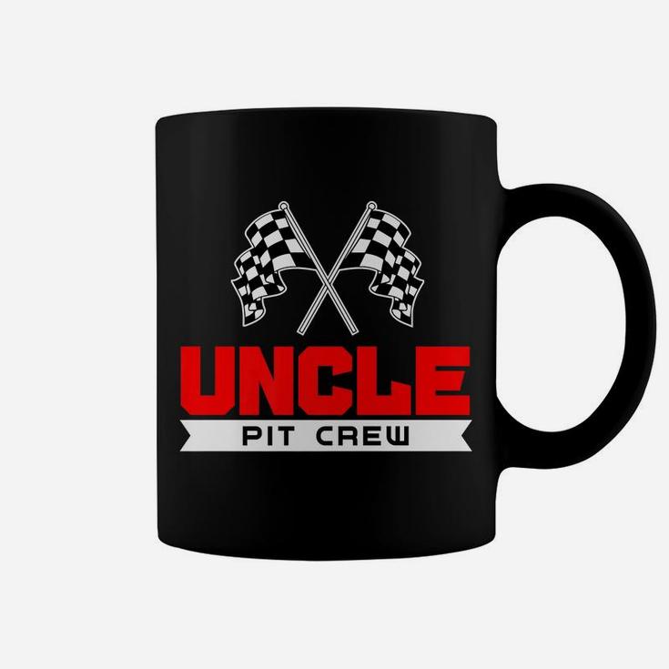 Uncle Pit Crew Funny Birthday Racing Car Costume Men Gifts Coffee Mug