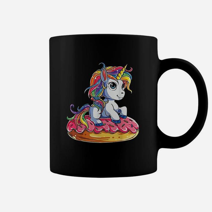Unicorn Donut Girls Kids Rainbow Doughnicorn Squad Coffee Mug