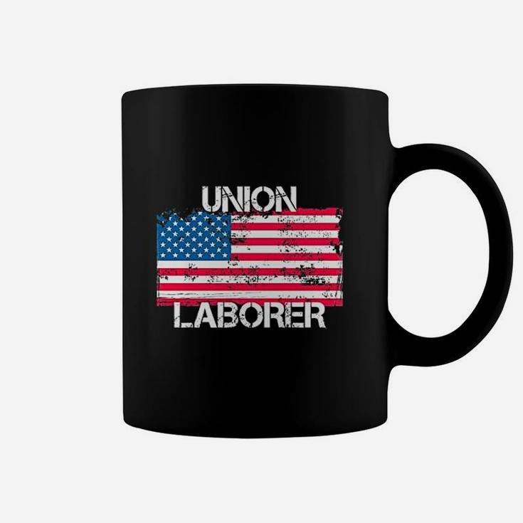 Union Laborer Union Workers Us Flag Coffee Mug