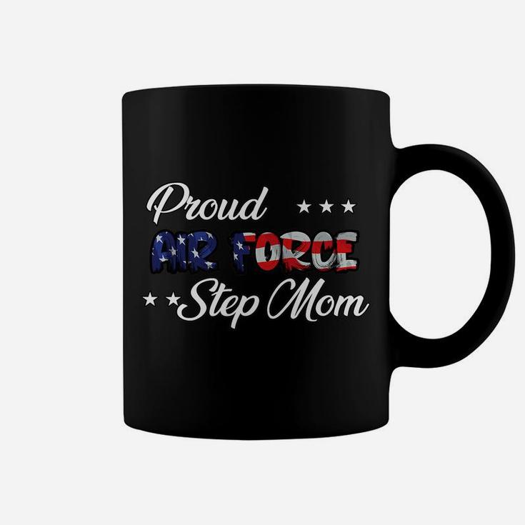 Us Flag Bold Proud Air Force Step Mom Coffee Mug