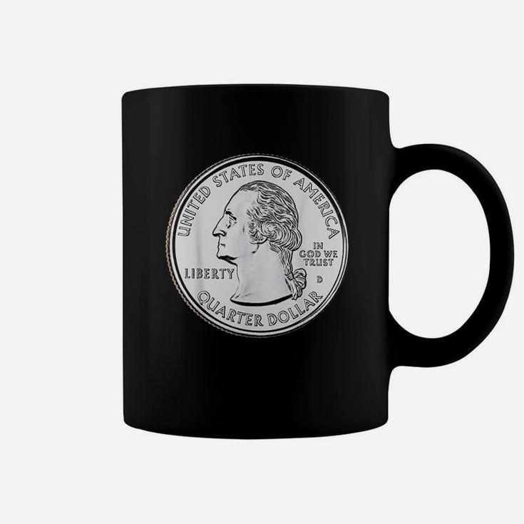 Usa Quarter Dollar 25 Cents America United States Coffee Mug