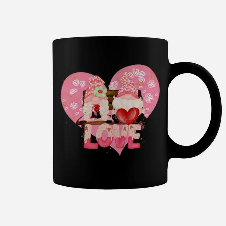Valentine Gnomes Holding Hearts Valentines Day Gnome Love Classic Women Coffee Mug