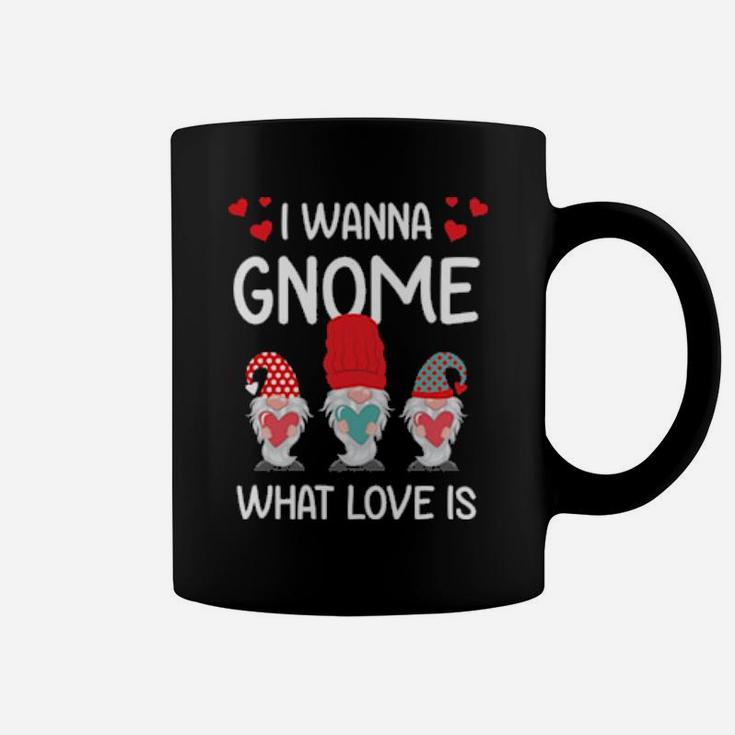 Valentine Humor His And Her I Want Gnome What Love Is Coffee Mug