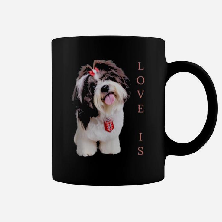 Valentines Shih Tzu Love Dog Mom Dad Coffee Mug
