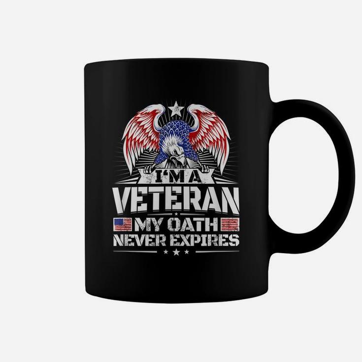 Veteran American Flag Proud Eagle - My Oath Saying Shirt Coffee Mug