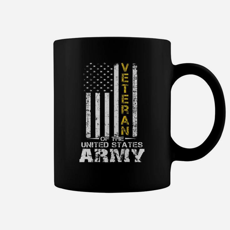 Veteran Of United States Us Army Vet Premium T-Shirt Gold Coffee Mug