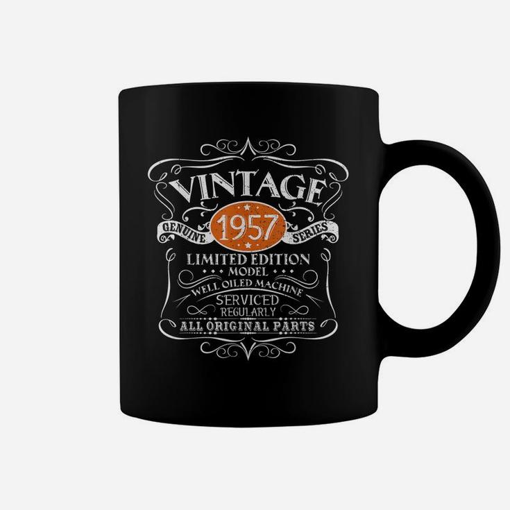 Vintage 1957 65Th Birthday Gift Men Women Original Design Coffee Mug