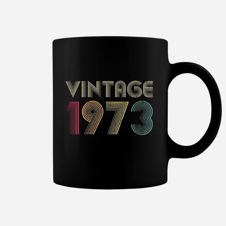 Vintage 1973 48Th Birthday Gift Retro 48 Years Old Mom Dad Coffee Mug