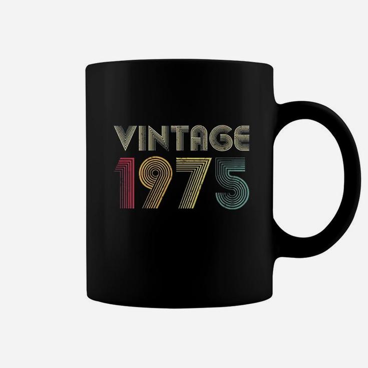Vintage 1975 46Th Birthday Gift Retro 46 Years Old Mom Dad Coffee Mug