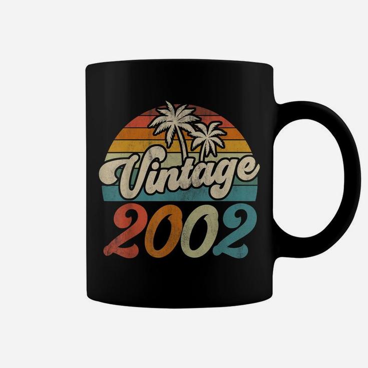 Vintage 2002 19Th Birthday Shirt Made In 2002 19 Years Old Coffee Mug
