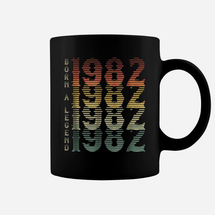 Vintage 36Th Birthday T Shirt 1982 Born A Legend Gift Coffee Mug