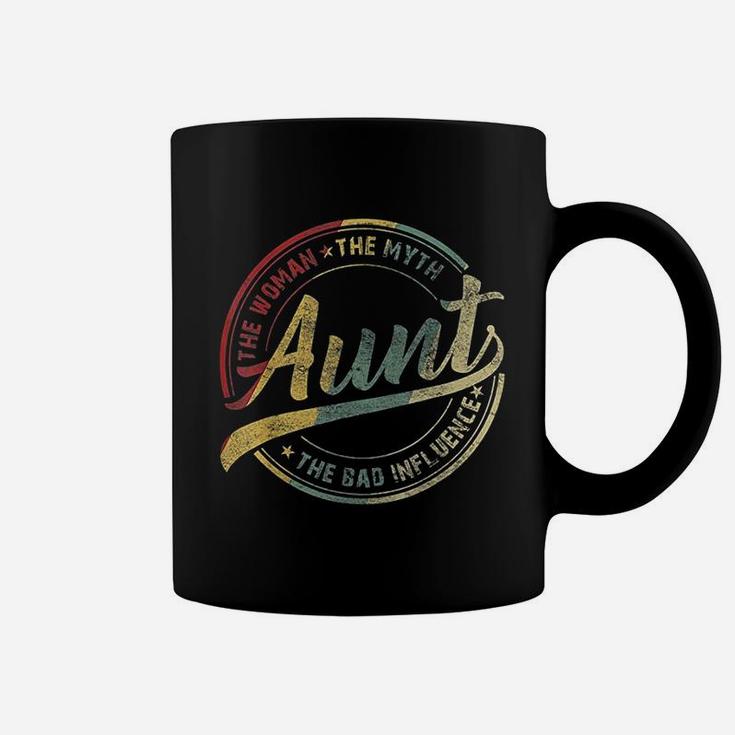 Vintage Aunt Woman Myth Bad Influence Coffee Mug