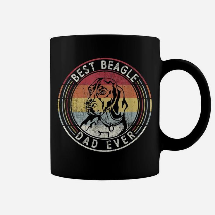 Vintage Best Beagle Dad Ever Father's Day Mens Coffee Mug