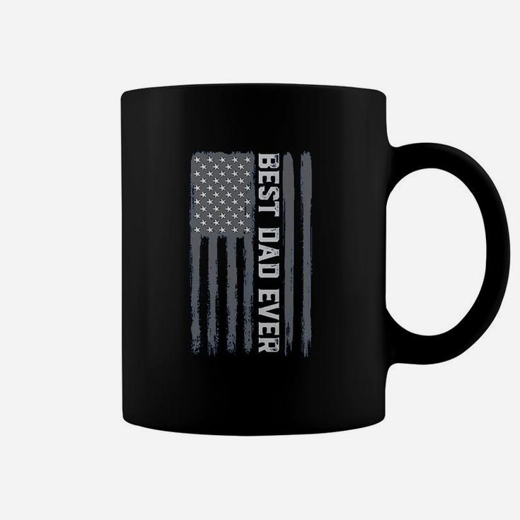 Vintage Best Dad Ever American Flag Coffee Mug