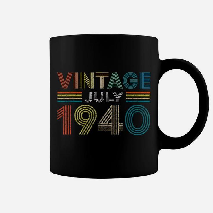 Vintage Born In July 1940 Man Myth Legend 80 Years Old Coffee Mug