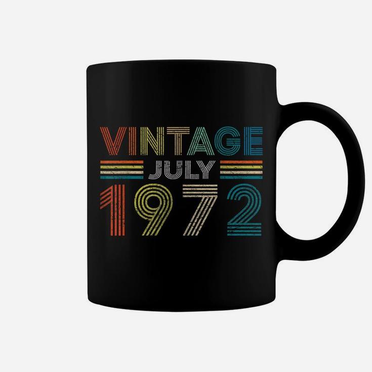 Vintage Born In July 1972 Man Myth Legend 48 Years Old Coffee Mug