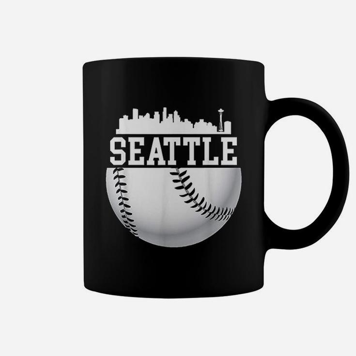 Vintage Downtown Seattle Baseball Retro Washington Coffee Mug